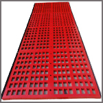 polyurethane tensioned screen